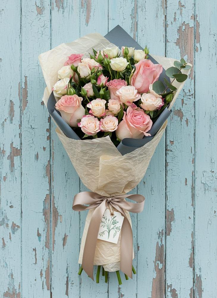 Букет цветов из: Розы в Пушкино