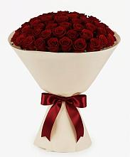 Букет 101 Бордовая роза Блэк Бакарра #REPLACE_PRED# Пушкино