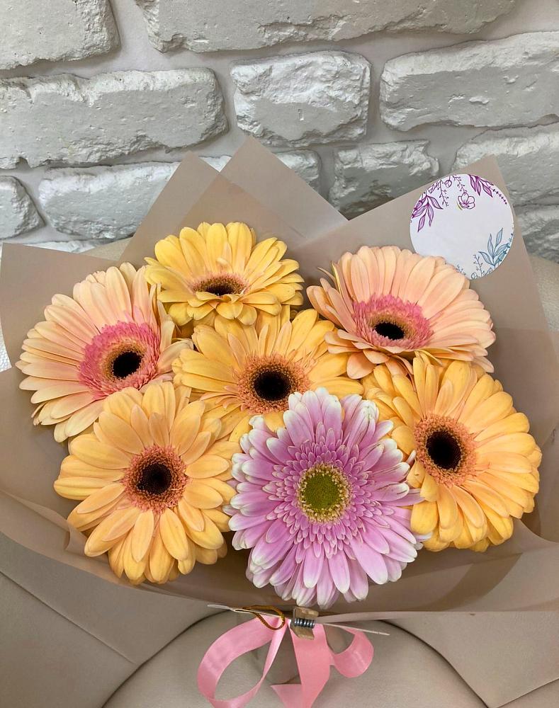Букет цветов из: Герберы в Пушкино