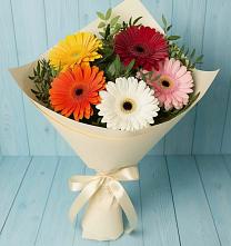 Букет цветов из:  Герберы в Пушкино