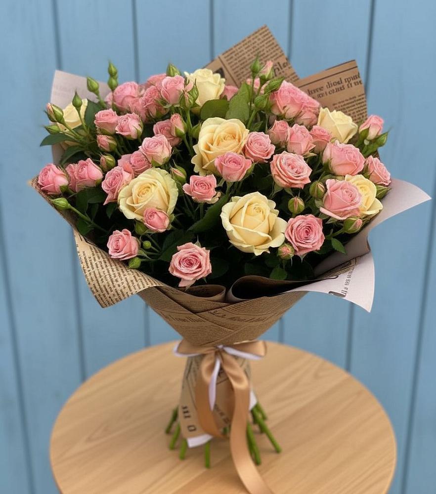 Букет цветов из: Розы в Пушкино