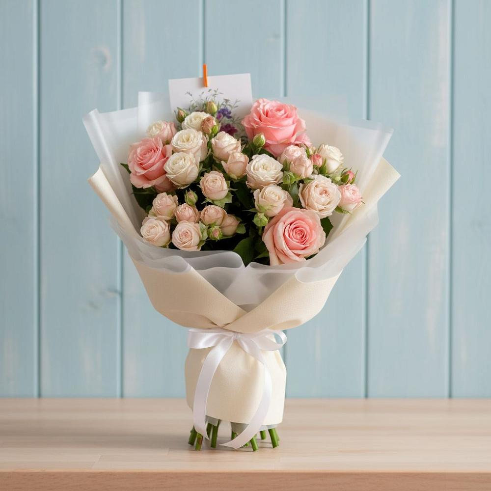 Букет цветов из: Розы в Пушкино