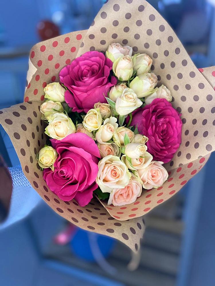 Букет цветов из: Розы в Пушкино