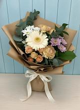 Букет цветов из:  Герберы и Хризантемы #REPLACE_PRED# Пушкино