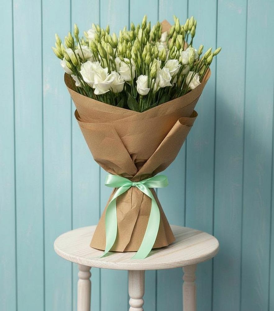 Букет цветов из: Лизиантусы в Пушкино