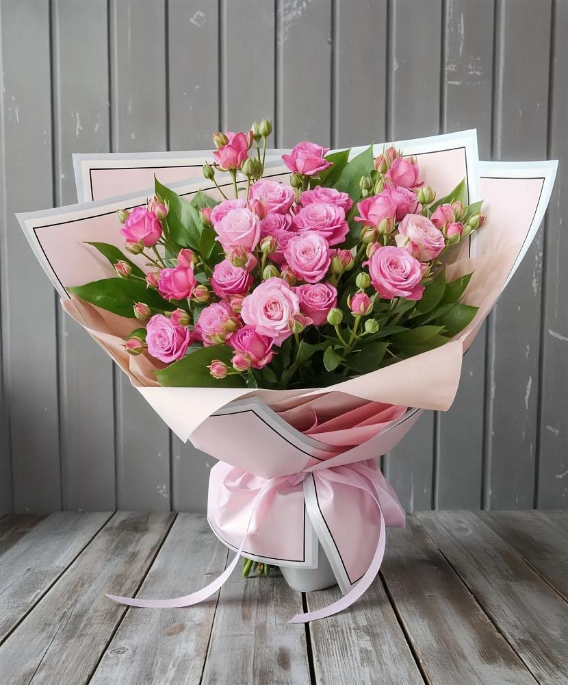 Букет Розовый кустик в Пушкино