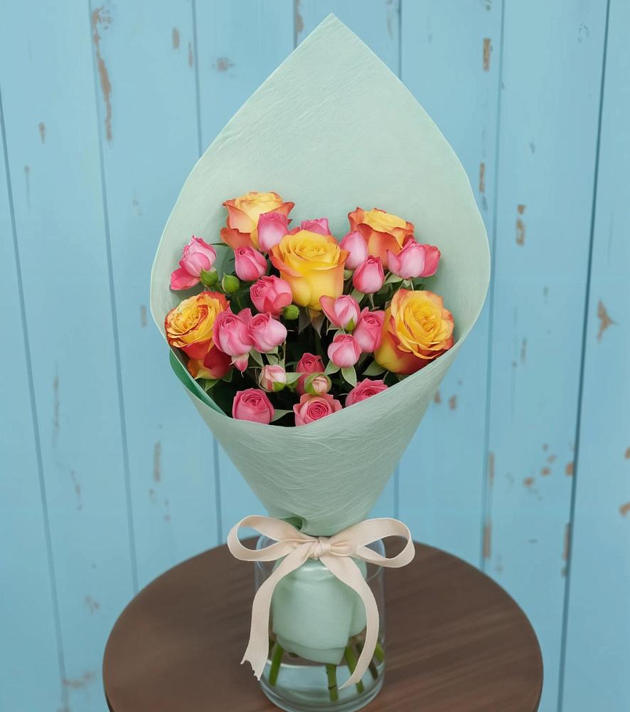 Букет цветов из: Розы в Пушкино