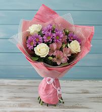 Букет цветов из:  Герберы #REPLACE_PRED# Пушкино