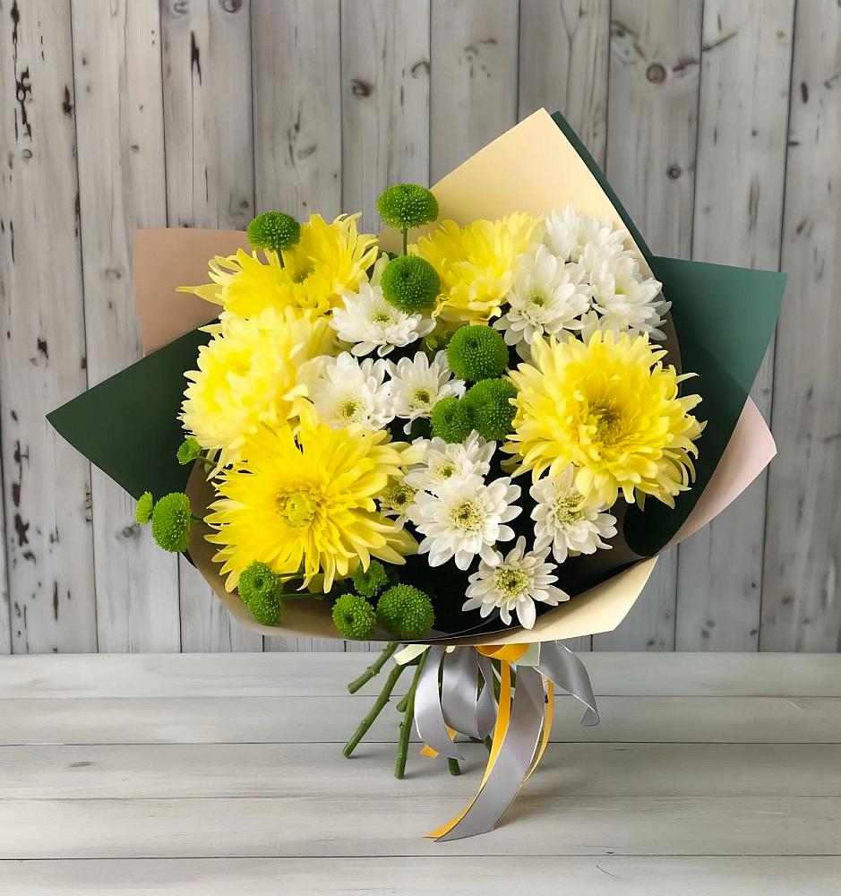 Букет цветов из: Хризантемы в Пушкино
