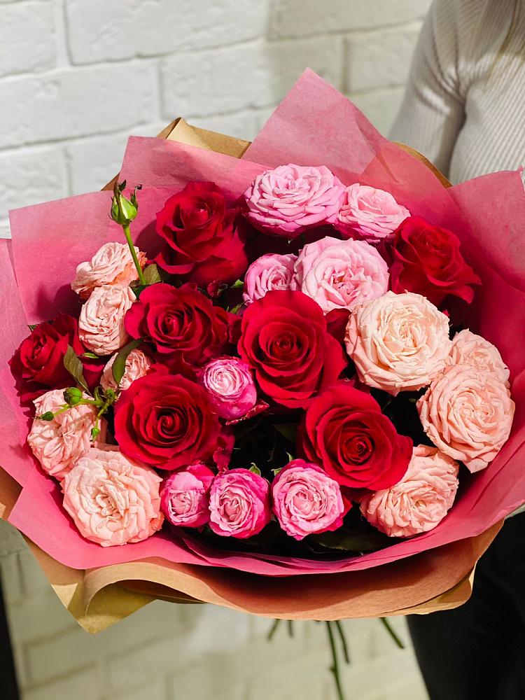 Букет цветов из: Розы в Пушкино