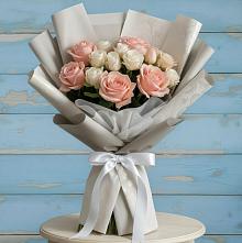 Букет цветов из:  Розы #REPLACE_PRED# Пушкино