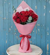 Букет цветов из:  Розы в Пушкино