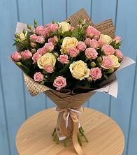 Букет цветов из:  Розы в Пушкино