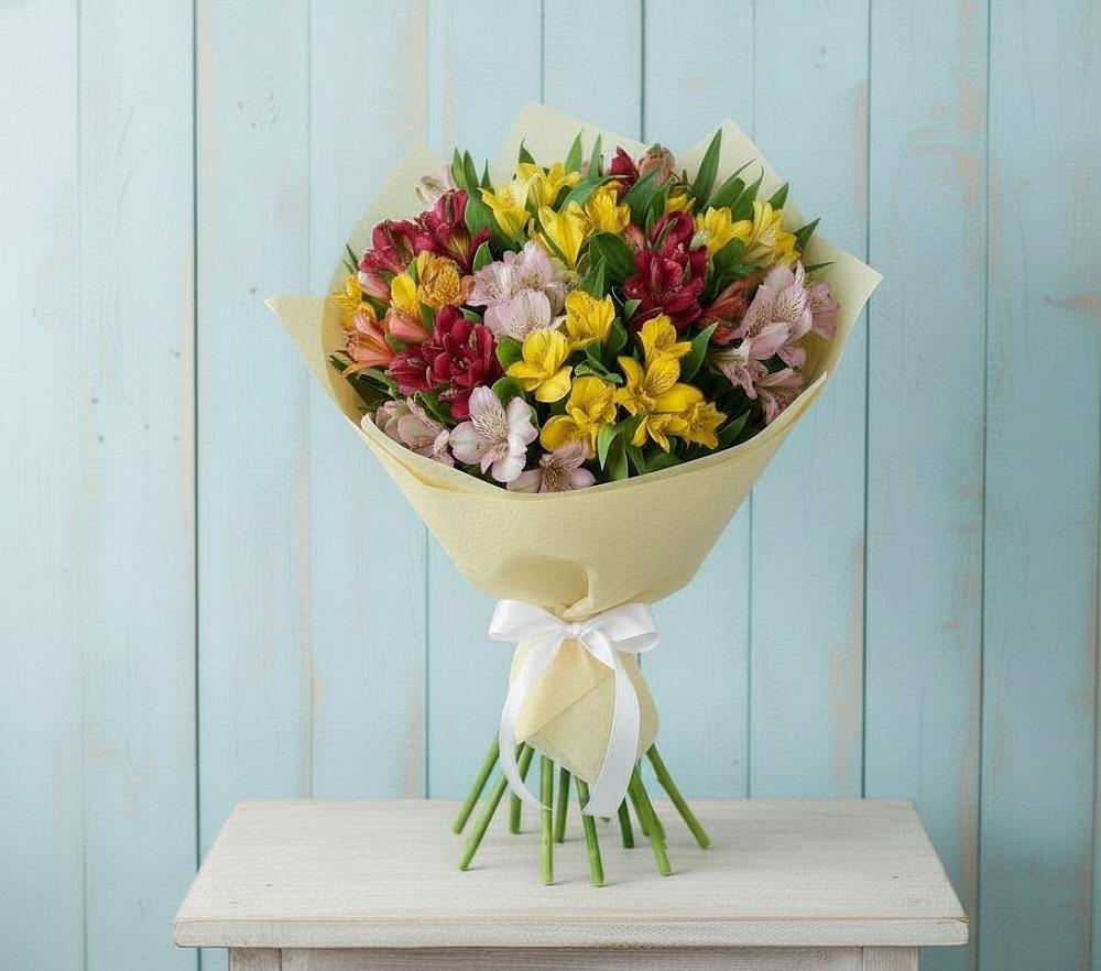 Букет цветов из: Альстромерии в Пушкино