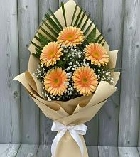 Букет цветов из:  Герберы #REPLACE_PRED# Пушкино